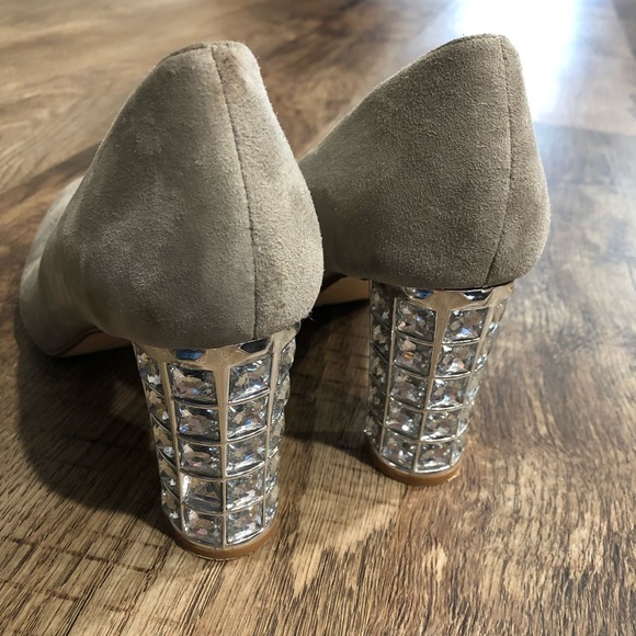 Dune London Diamante Concessions Crystal Suede Hee - Picture 7 of 8